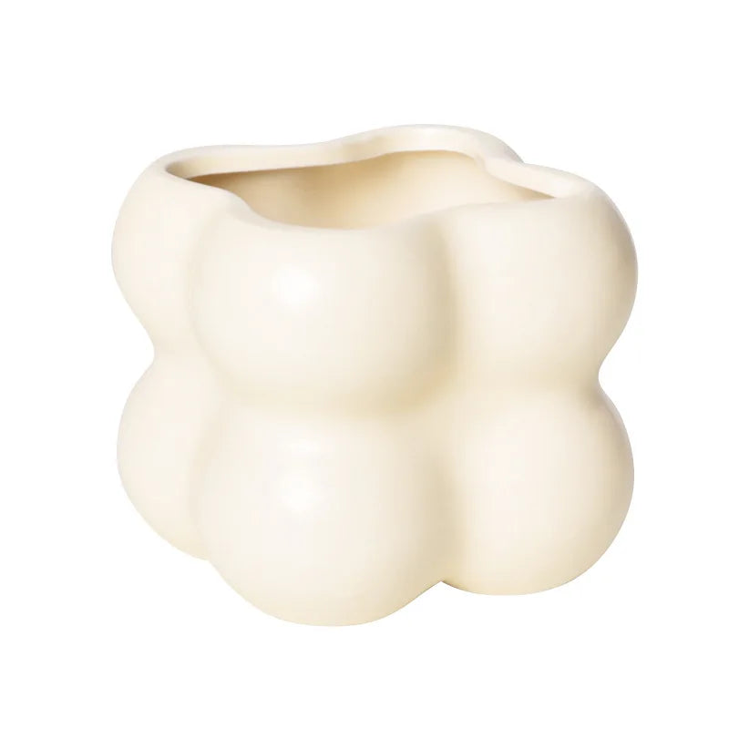 Hot Sales Multi Style Indoor Home Porcelain Succulent Plant Planter Ceramic Pots of Flowers
