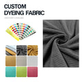 Soft Feeling RTS Knit Rib Fabric Knitting Fabric 96% Polyester 4% Spandex Fabric Solid Color for Sweater