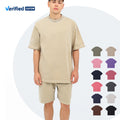 Unisex Custom Plus Size Men's Acid Washed Embroidery Graphic Tshirt Oversized Drop Shoulder Thick Jersey Fabric Designer Shirts