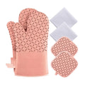 Flexible Oven Glove Kitchen Multifunction Extra Long Professional Heat Resistant Pot Holders Oven Mitt