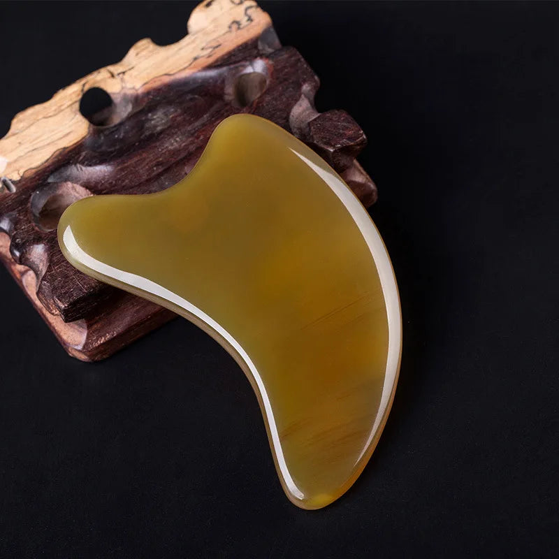 DIY Chinese Guasha Board Mushrooms Stone Tringle Hot Sale
