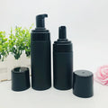 Custom 50ml 100ml 150ml 200ml PET Plastic Foame Bottle Cleaning Frosted Matte Black Foam Soap Pump Bottle