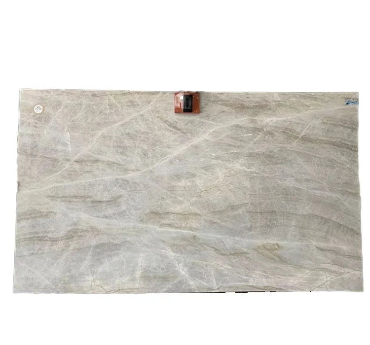 Taj Mahal White Marble Quartzite Big Slabs with Customization Modern Polished Waterproof for Villa Applications