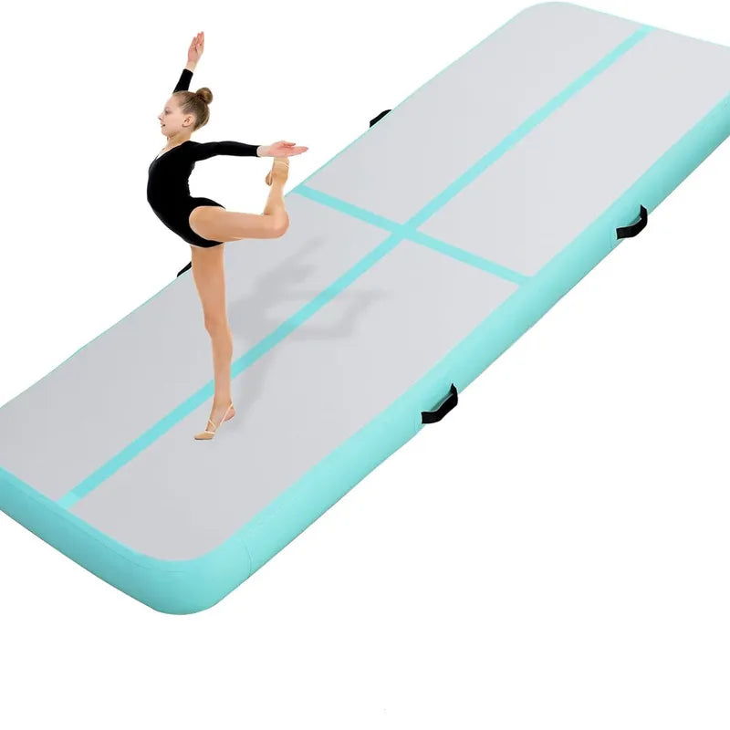 Wholesale Inflatable Gymnastics Air Tumbling Track Mat Gym Air Track Mat for Home Outdoor Training Without Air Pump