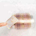 Custom Perfume Transparent Hot Gold Foil Stamping Label Printing Clear Adhesive Logo Sticker Labels