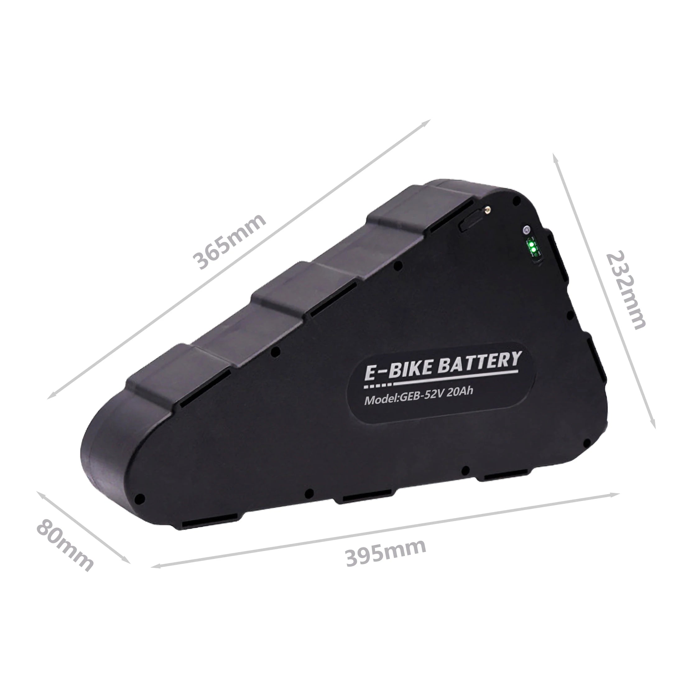 48V 20AH 23Ah 28Ah NCM E-bike Battery Triangle Lithium Ion Li-ion Battery With Hard Case 5A Charger 40A 50A BMS Triangle Battery