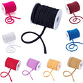 Pandahall 20m/roll 5mm Tiny Nylon Cord String Soft Elastic Thread For Bracelets Diy Beading Braided Jewelry Making