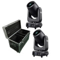 New 380W Sharpy Beam Dual Prism Rainbow Effect Spot Beam 380 Moving Head Light With Flight Case