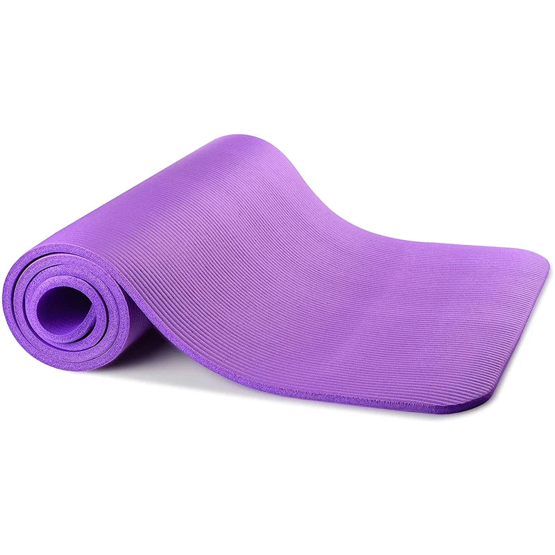 2025 High Quality 1/2-Inch Extra Thick High Density EVA Yoga Mat Anti-Tear with Carrying Strap Hot Sale Exercise Equipment