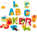 Alphabets Letter Block Puzzle Wooden Educational DIY Toy for Kids Learning English & Color Cognition