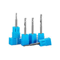 JR133 CNC Machine Cutting Tools Composite Single Flute End Mill Spiral Carbide End Mill Router Bit for Acrylic PE PC