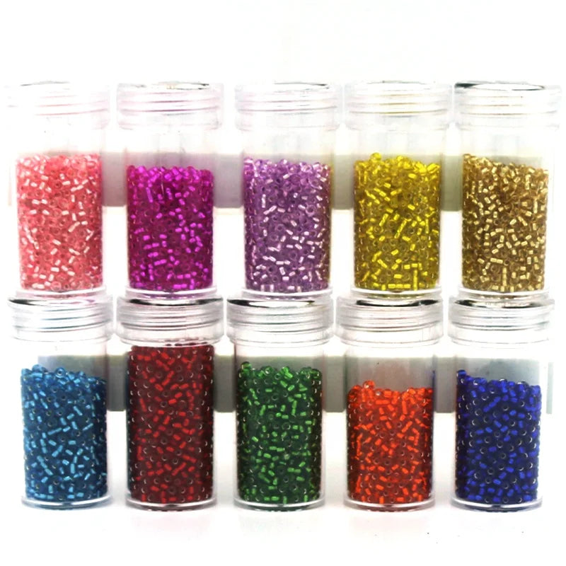 Wholesale Round 2mm 3mm 4mm Millet Loose Beads Crystal Glass Seed Beads for Jewelry Making Bracelets Waist DIY