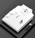 Premium Men's 100% Cotton Golf for  Shirts Solid Pattern Work Tops Customizable Embroidered Short Length Knitted Tshirts