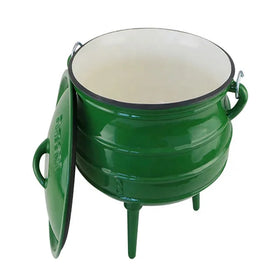 Enamel Cast Iron Potjie Pot With 3 Legs Pot Can Be Hanging