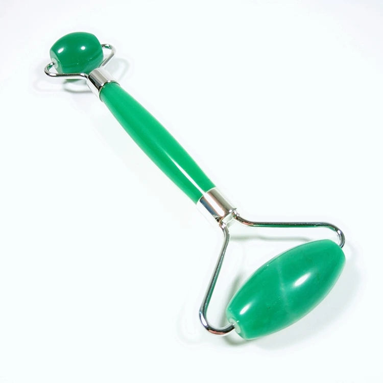 Diy Anti Aging Facial Natural Gua Sha Genuine Green Aventurine  Facial Roller