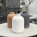 Handmade Ceramic Vase Classic Chinese Bud Vase for Living Decorations Flower Arrangements Shooting Props for Desktop