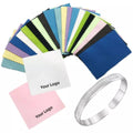 Microfiber Suede Cloth for Jewelry Cleaning Cloth Polish Cloth Customized logo Package Manufacturer Super Quality