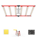 320W Indoor Dimmable Full Spectrum 6-Bar LED Growing Light Red & Blue for Greenhouse & Grow Tent Plants Aluminum Body IP65 Rated