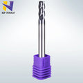 Customizable ODM/OEM Long Shank 4 Flutes Tungsten Carbide End Mill Router Bits Corner Radius Cutting Tool