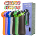 Custom Drink Flavor Plastic Tritan Smell Greys Smaken Scent Sports air Flavour up Water Bottle Purple with Flavor Pods
