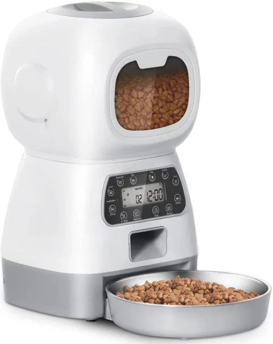 Pet Feeder Smart Automatic Tuya Dog Cat Smart Pet Feeder Wifi Mobile 3.5l Automatic Cat Feeder
