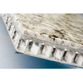 Modern Outdoor Wall Decorative Panel 3mm Fireproof Aluminum Honeycomb Backed Stone Composite for Doors for Indoor Use