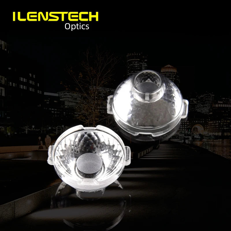 High Efficiency clear Led Lens 30 Degree Downlight Lens 10mm Small Diameter Lens