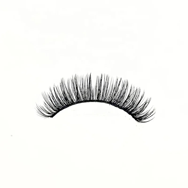 SEVERBEAUTY China Sunland Russian Winged Full Strip Eyelashes Faux Mink 15MM DD for Cruelty-Free Reusable Soft Band Strip