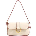 New Lady Fashion Geometric Pattern Chains Single Strap Waterproof PU Leather Shoulder Bag for All Seasons