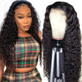 2025 Hot Selling 150% 180% 200% Density Cambodian Virgin Hair Natural Water Wave 5x5 Closure Lace Frontal Wigs for Black Women