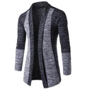 Wholesale Men's Sweater Jacket Autumn Winter Patchwork Cardigan Outwear Male Knitted Casual Coat