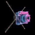 Engaging 65CM 3D Holographic Projector Fan for Seasonal Events With Stunning Visual Impact