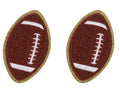 Iron on Chenille Football Rugby Football Patches Chenille Letters Patch