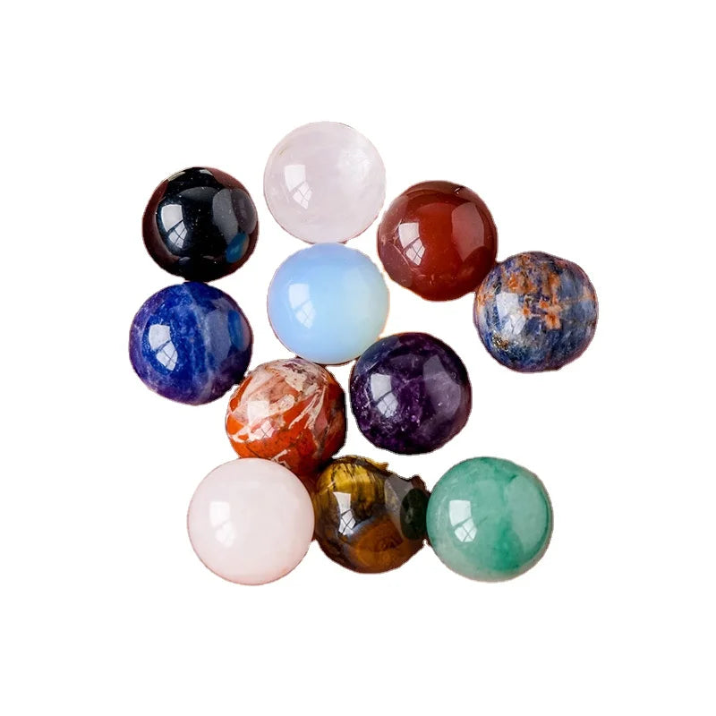 Wholesale 16mm Polished Fengshui Healing Stones Rose Quartz Balls Mini Crystal Spheres