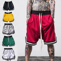 Hot Sale 100% Polyester Men's Board Shorts Breathable Elastic Waist Sports Pants for Training Running Basketball Knee Plain Dyed