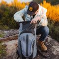 OSAH Waterproof Outdoor Backpack Dry Bag Water Resistant Heavy Duty Roll-Top Closure Padded Back