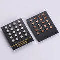 Inoxidable Stainless Steel CZ Stone Zircon Cubic Earring Studs Gold Plated Heart Ear Piercing for Women and Girls for Parties
