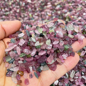 Wholesale Pink Crystal Tumbled Gravel for Healing Stones Decoration Fashion Trend