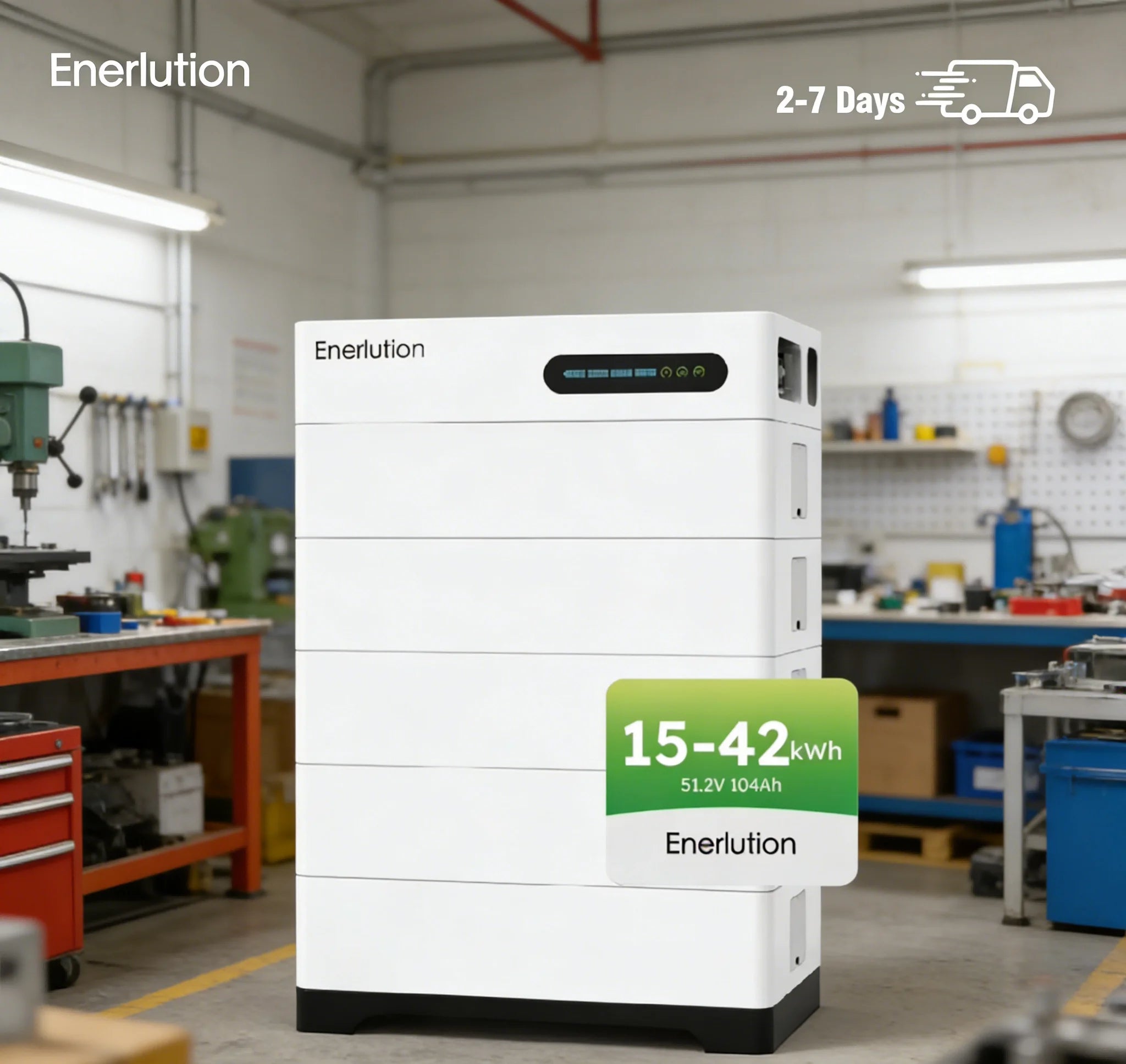 Enerlution 20KW 30KW High Voltage Solar Battery EU Warehouse 15KWh 20KWh LiFePO4 Energy Storage Battery