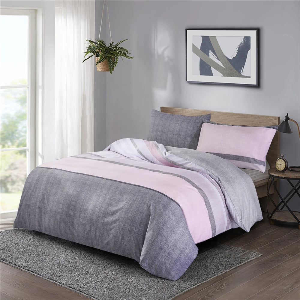 Luxury Quality Woven Home Bedding Set Printed Microfiber Polyester OEKO-TEX Certified 200TC Thread Count MegaBDM