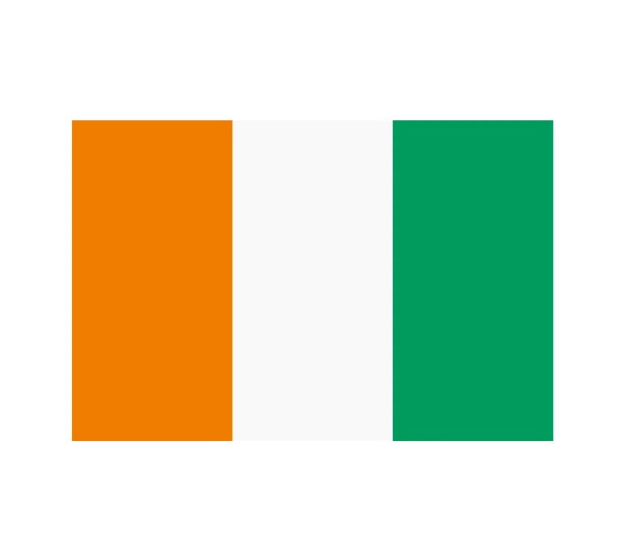 3x5FT Polyester Cheap Price Cote D'ivoire Country Flag and National Flags With Two Grommets
