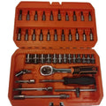 Hot Sell 1/4 46 Pcs Combination Tool Box Ratchet Wrench Socket Set Motorbike Car Repair Tools Car Repair Tools