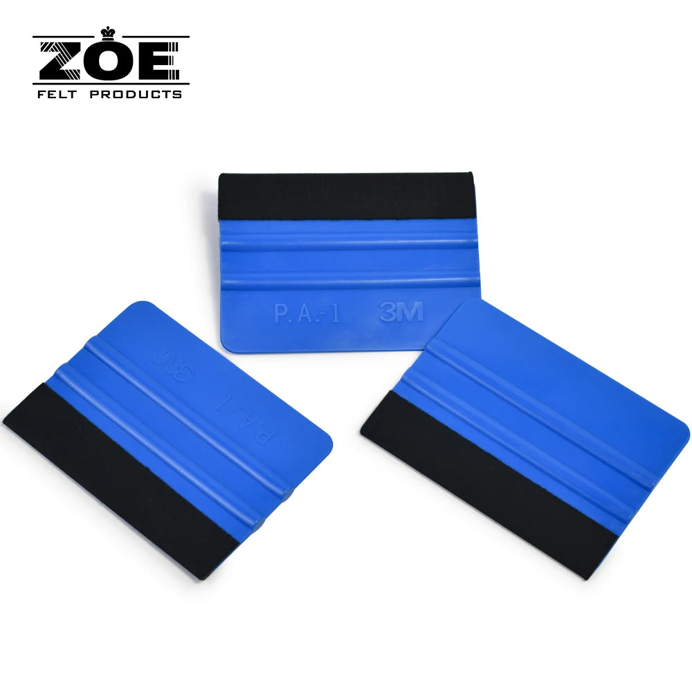 7*10 cm Plastic Squeegees Felt Edge Squeegees for Easier Application of Vinyl