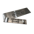 Custom Metal Parts Etch Stainless Steel Aluminum Laser Cutting Service