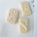 Diy Square Handmade Soaps Moulds DIY Reusable Aromatherapy Gypsum Bubble Candle Mold
