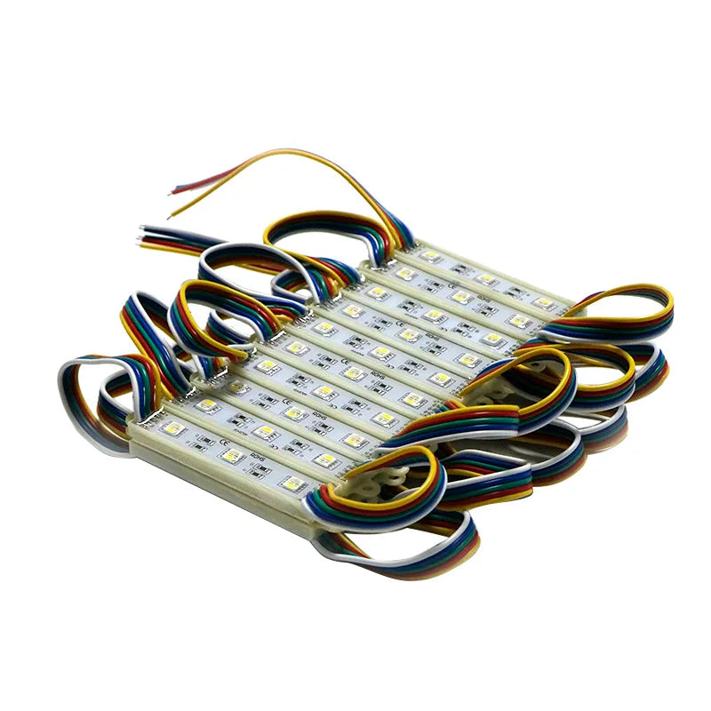 RGBW 4 in 1 Module LED Light IP65 Waterproof 12V Display Modules RGBW SMD 5050 LED Module Lights for Advertising