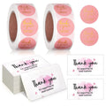 Thank You for Supporting My Small Business Stickers Cards Package Insert Custom Thank You Cards and Stickers