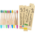 New Organic Children's Bamboo Toothbrush Mix Colors Soft Fibre Bristles Biodegradable Handle Eco Friendly Kids Toothbrushes