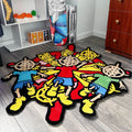 Custom Logo Printing Rug Indoor Hotel Bedroom Floor Printed 3D Custom Area Rug Carpet Custom Rug