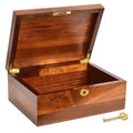 Luxury High Gloss Solid Pine Wood Storage Box Eco-Friendly Painted Keepsake Gift Boxes